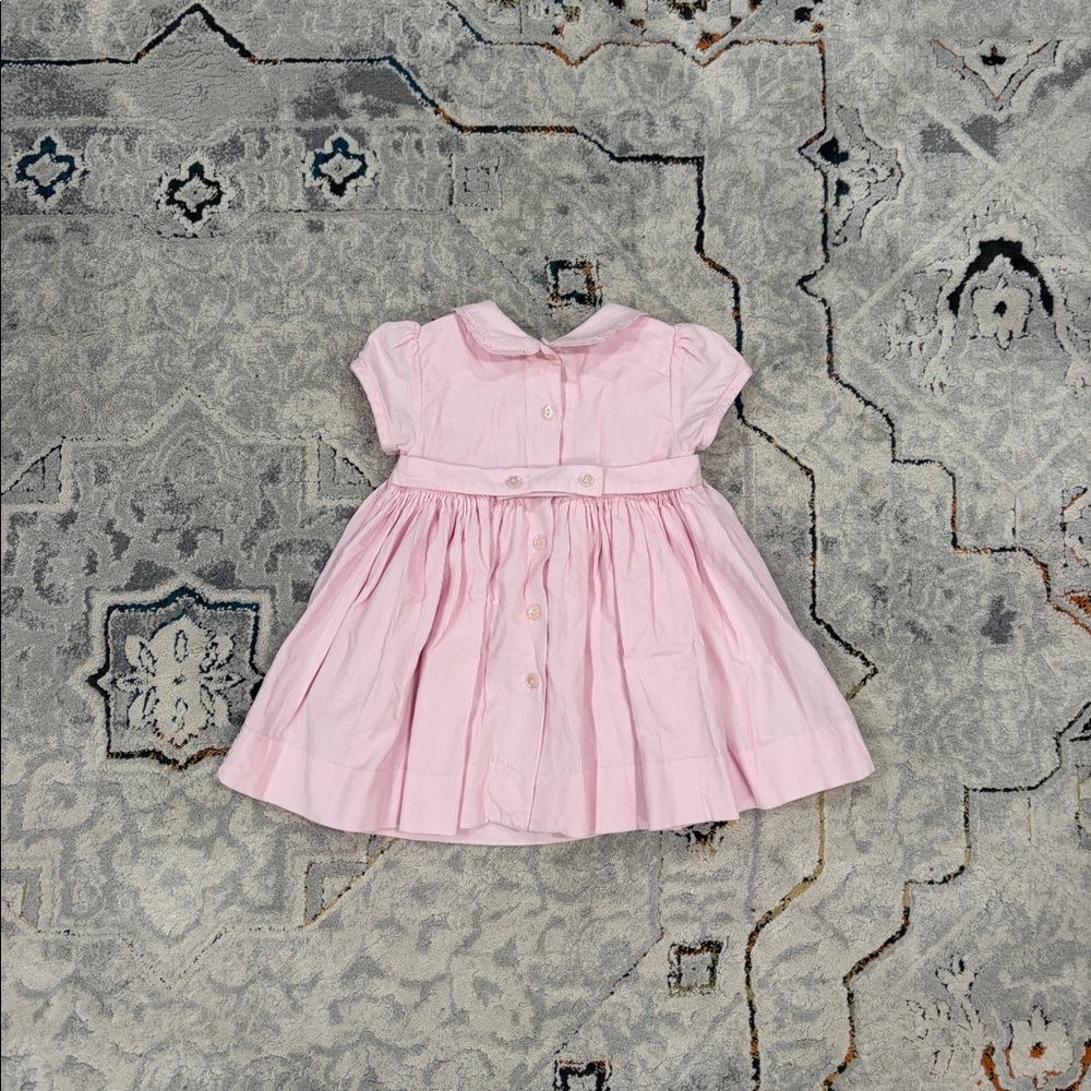 First Impressions smocked corduroy dress, 12 mo - Picture 2 of 3